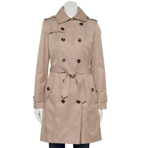 London Fog | Hooded Trench | Size S |